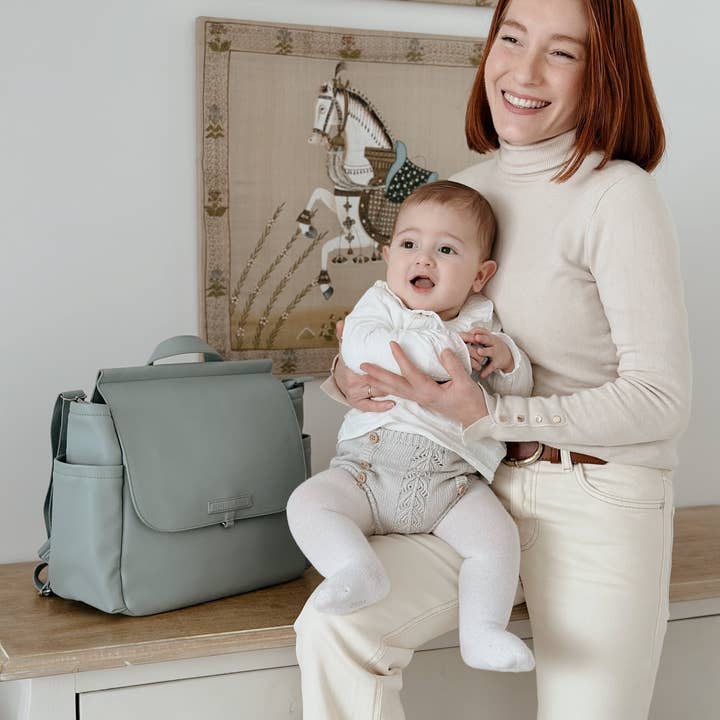 Nenina & Co - Wholesale Diaper Bag - Baby - MIREM By Nenina & Co Dusty Blue Maternal Bag + Gift Changer11