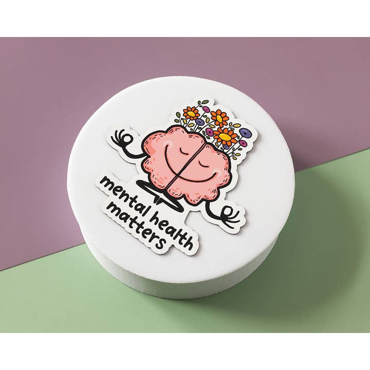 RippleSplash Studio - Wholesale Sticker - Mental Health Matters Vinyl Sticker3