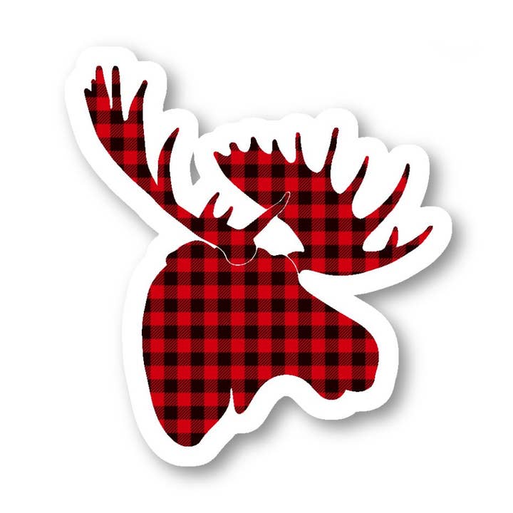 Moose Forest Animals 3 Pack - Set of 2.5, 3 and 4 Inch Vinyl Laptop Stickers - Forest Animals for Laptop, Phone, Water Bottle, Car & More Decal (3 Pack) for wholesale by FunPopStickers