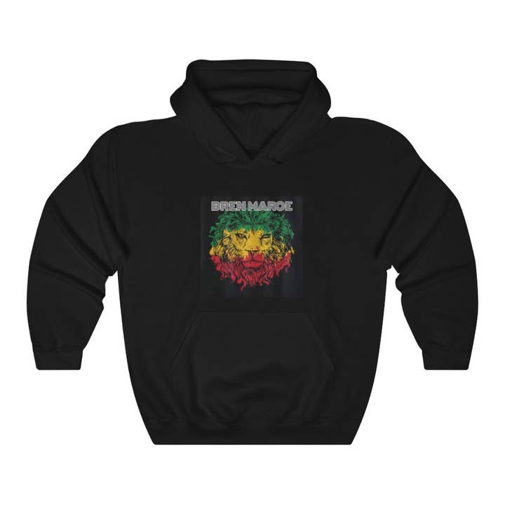 BREN MAROE Unisex Black Heavy Blend™ Hooded Sweatshirt för wholesale av BREN MAROE