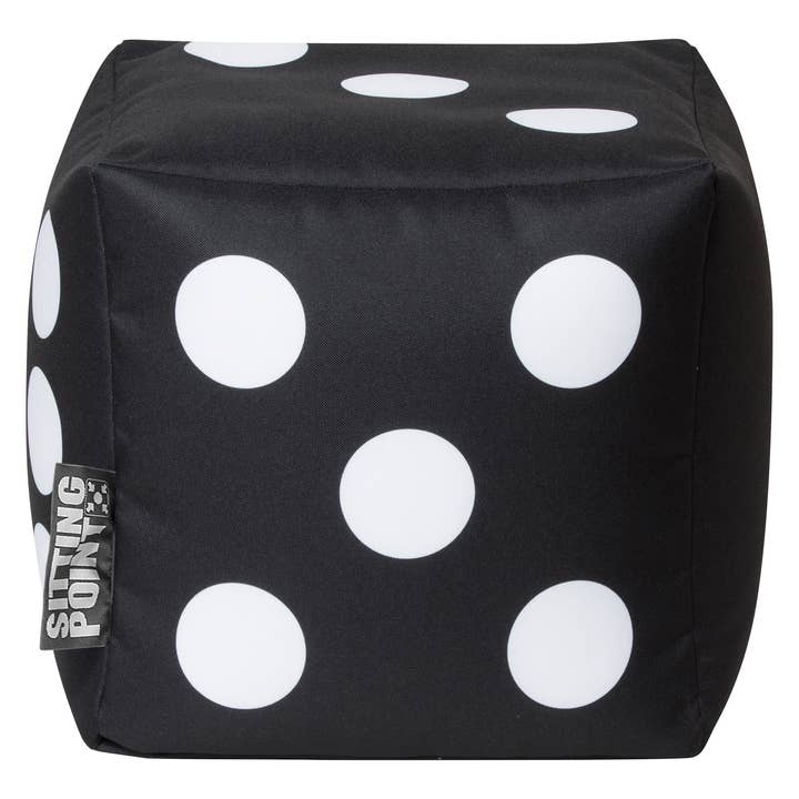 Gouchee Home - Wholesale Pouf - Gouchee Cube Dice Pouf Black