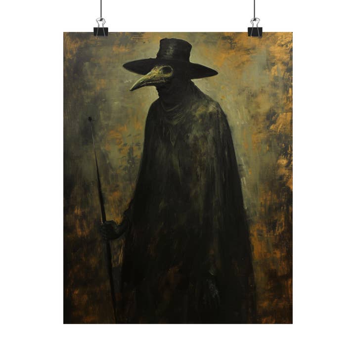 Ye Curiosity Shoppe - Wholesale Art Print - Plague Doctor Art Print