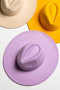 JOSSLYN by wall to wall - Vente Chapeau en feutre - femme - Chapeau fedora uni vintage | 40HW0125