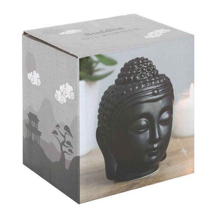 Something Different Wholesale - Wholesale Oil Warmer - Black Buddha Head Oil Burner and Wax Warmer4