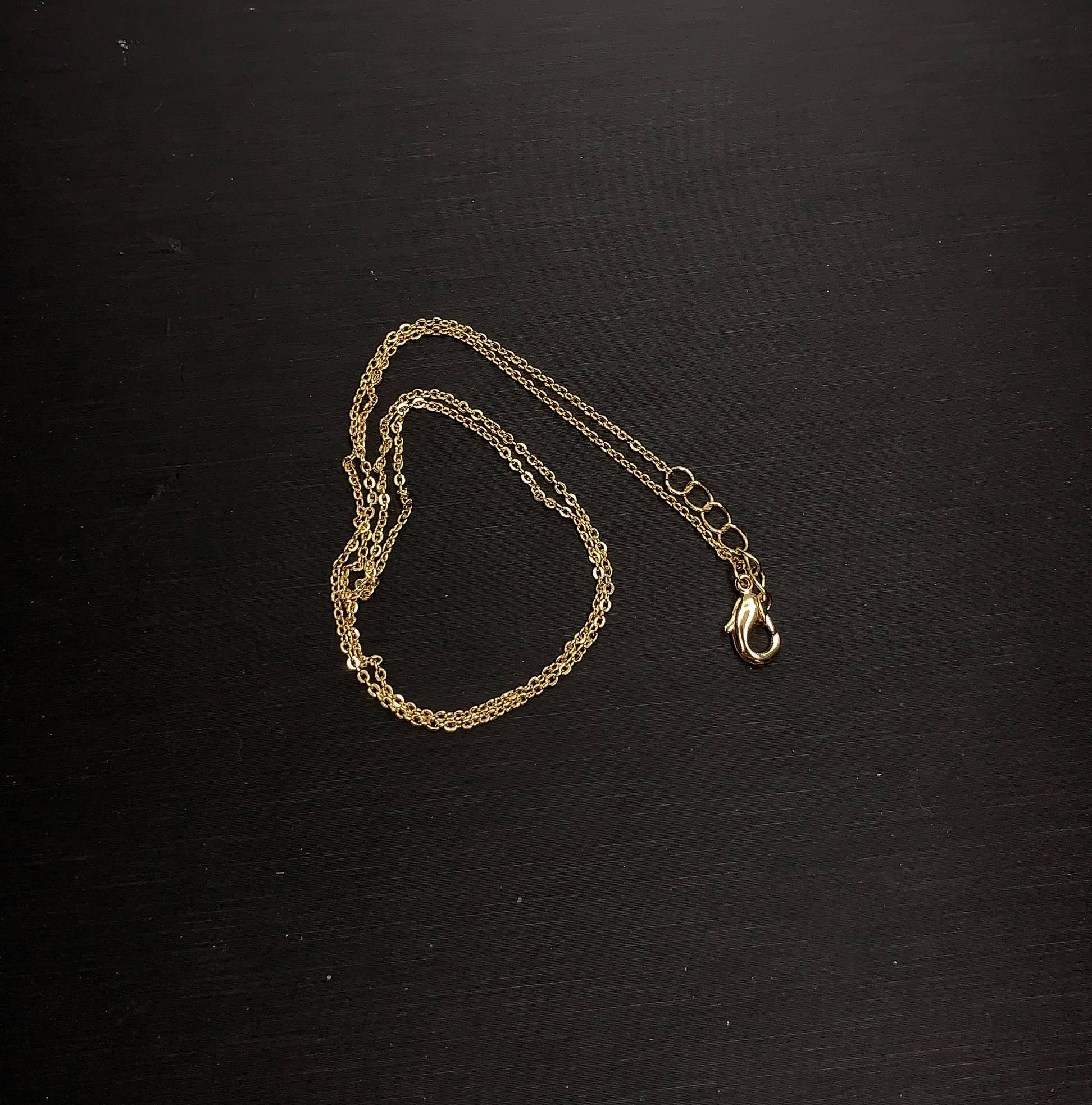 Beads Creation - Wholesale Link & Chain Necklace - 18'' Ready to Use 14K Gold Thin Cable Necklace Chain, CH1341
