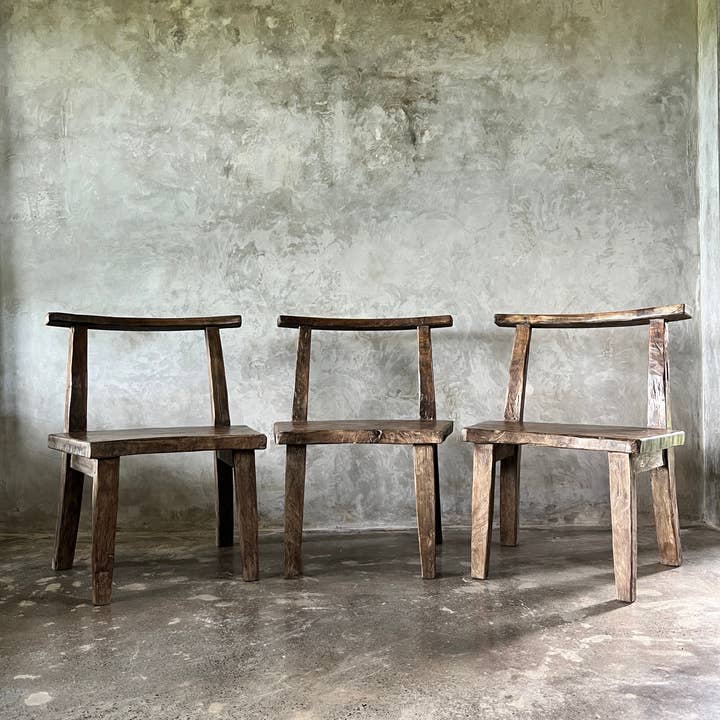 Office Objets – wholesale Chair – Large chair or armchair in antique teak H84 L6077