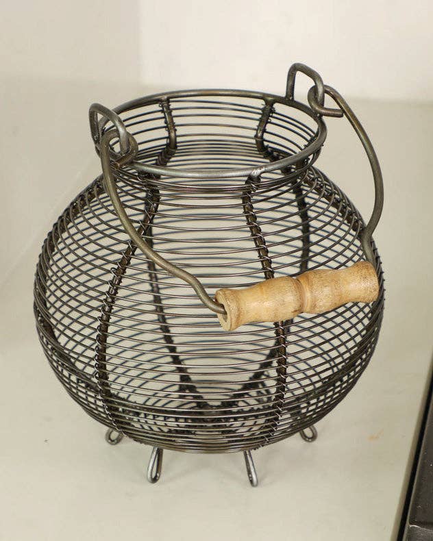Dibor – wholesale Egg cup/holder – Large Wire Egg Basket Caddy5