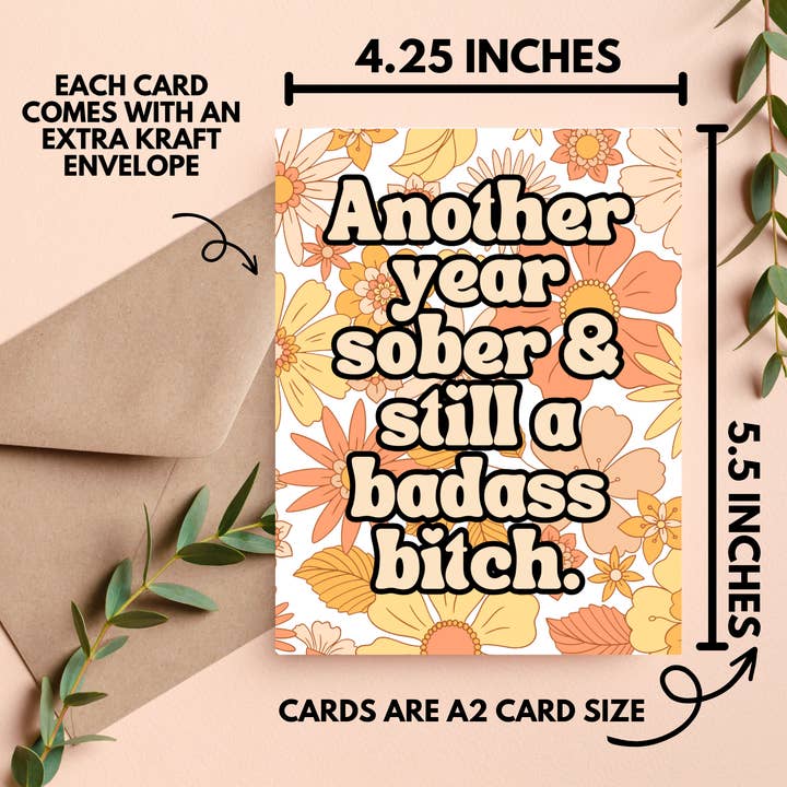 As Told By Ellie - Wholesale Congratulations Card - Sassy Sober Card Sobriety Milestone Gifts Recovery1