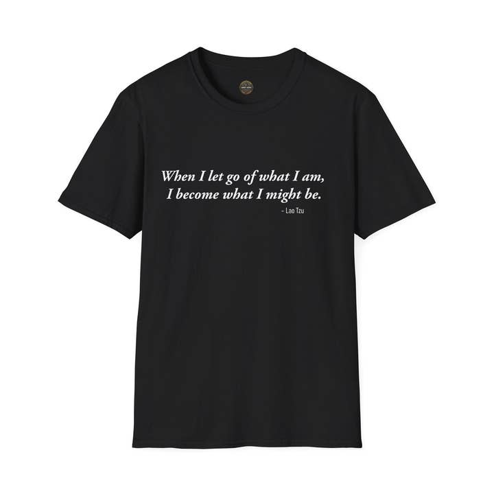 Lao Tzu Quote Unisex T-Shirt - Yoga, Meditation, Mindfulness for wholesale by Quixotic Caverns Trading Company