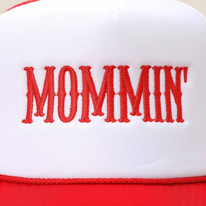 Sensibling Corp. - Wholesale Trucker Hat - Women's - MOMMIN Embroidered Mesh Back Trucker Hat7