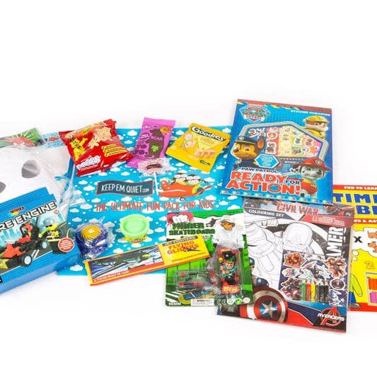 Rückgabe - Großes Paket für Jungen ab 5 Jahren für den Großhandel von KeepEmQuiet