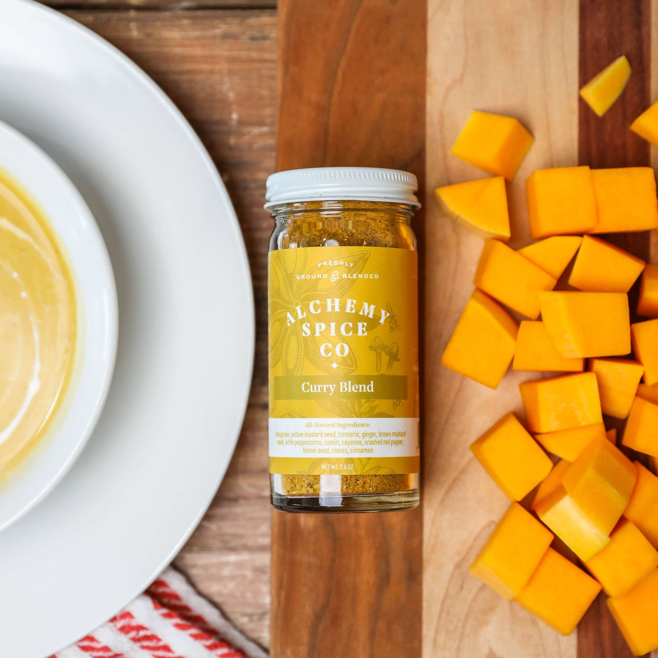 Alchemy Spice Company – wholesale Dried spice mix – Curry Blend Jar1