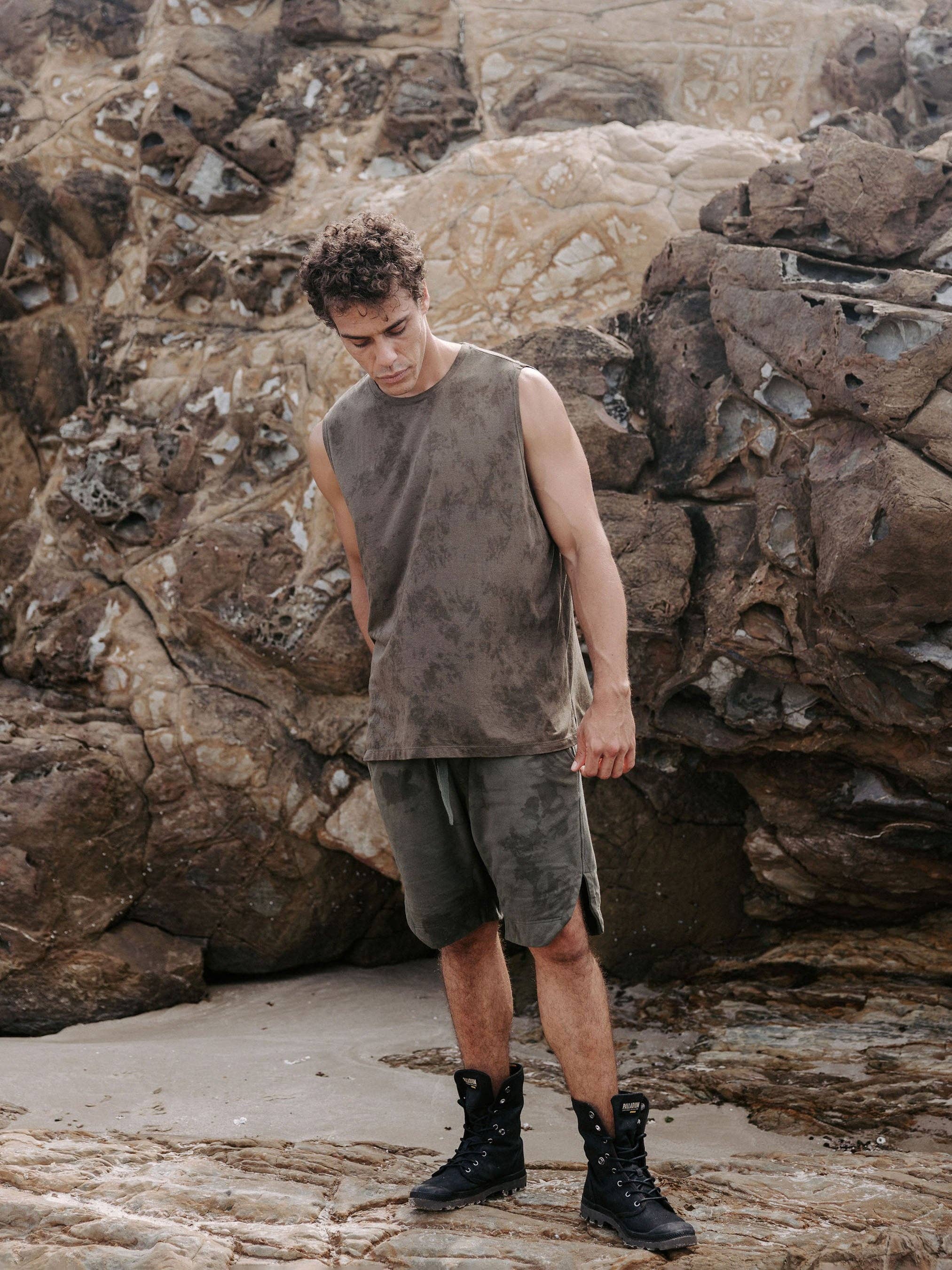 IDIS - Wholesale Korte broeken - Heren - Sidewinder - Green Wash2