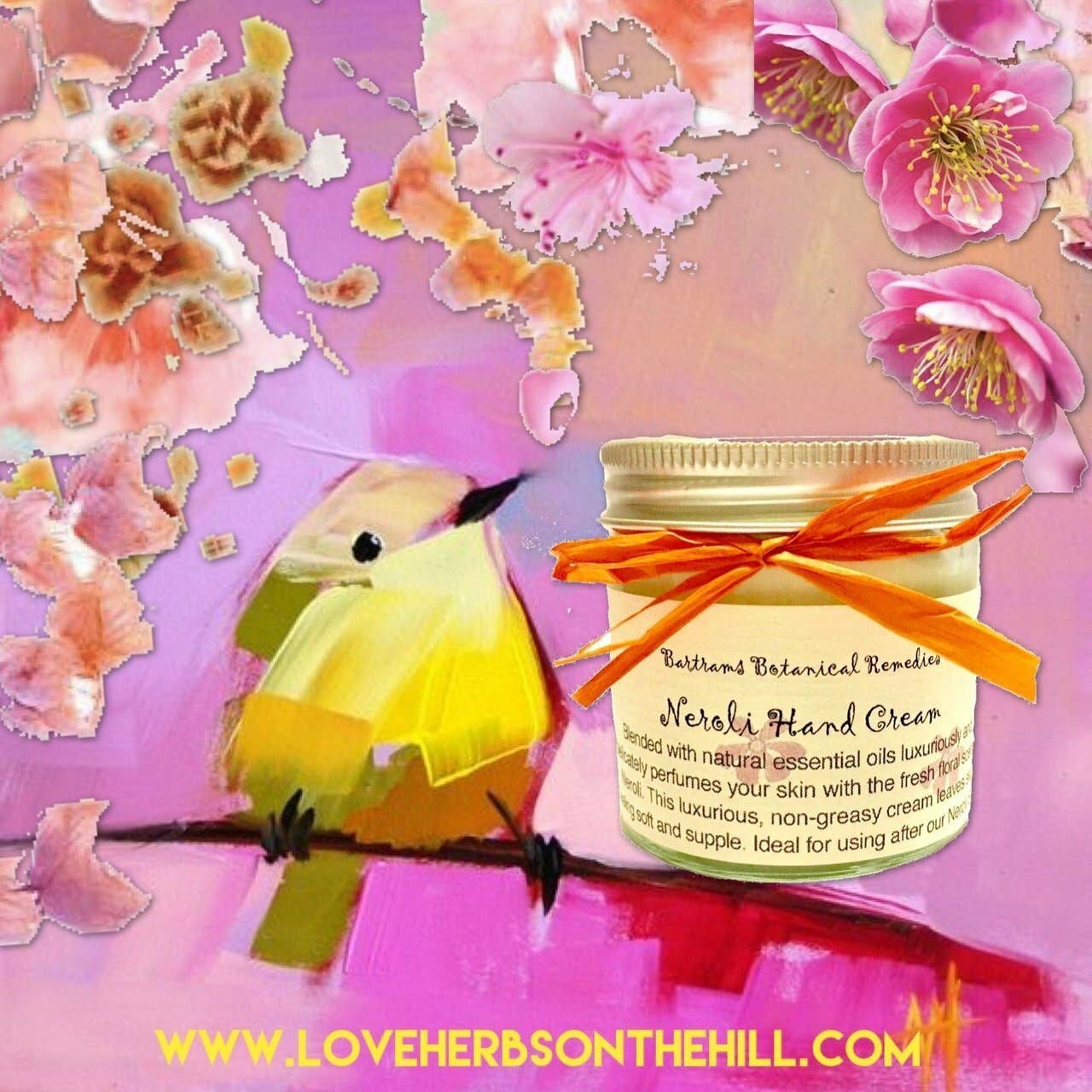 Herbs On The Hill – wholesale Facial moisturiser – Neroli Hand Cream 30ml|Herbs On The Hill | | Herbs on the Hill2