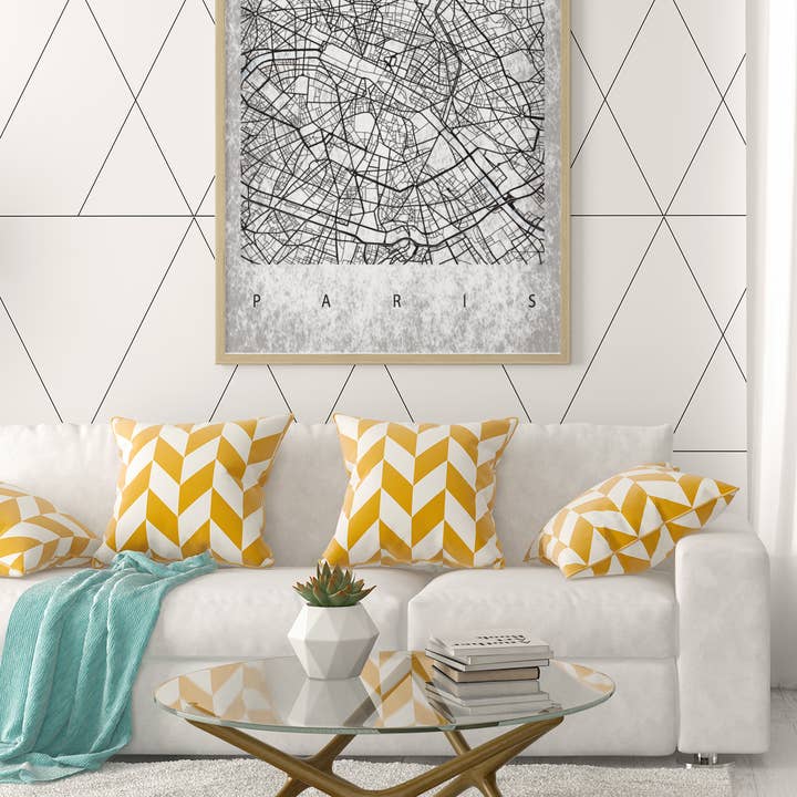 Portrait Map Any City Personalised 2022 Wall Decor Print with 10 New Styles for wholesale by WinsterCreations™