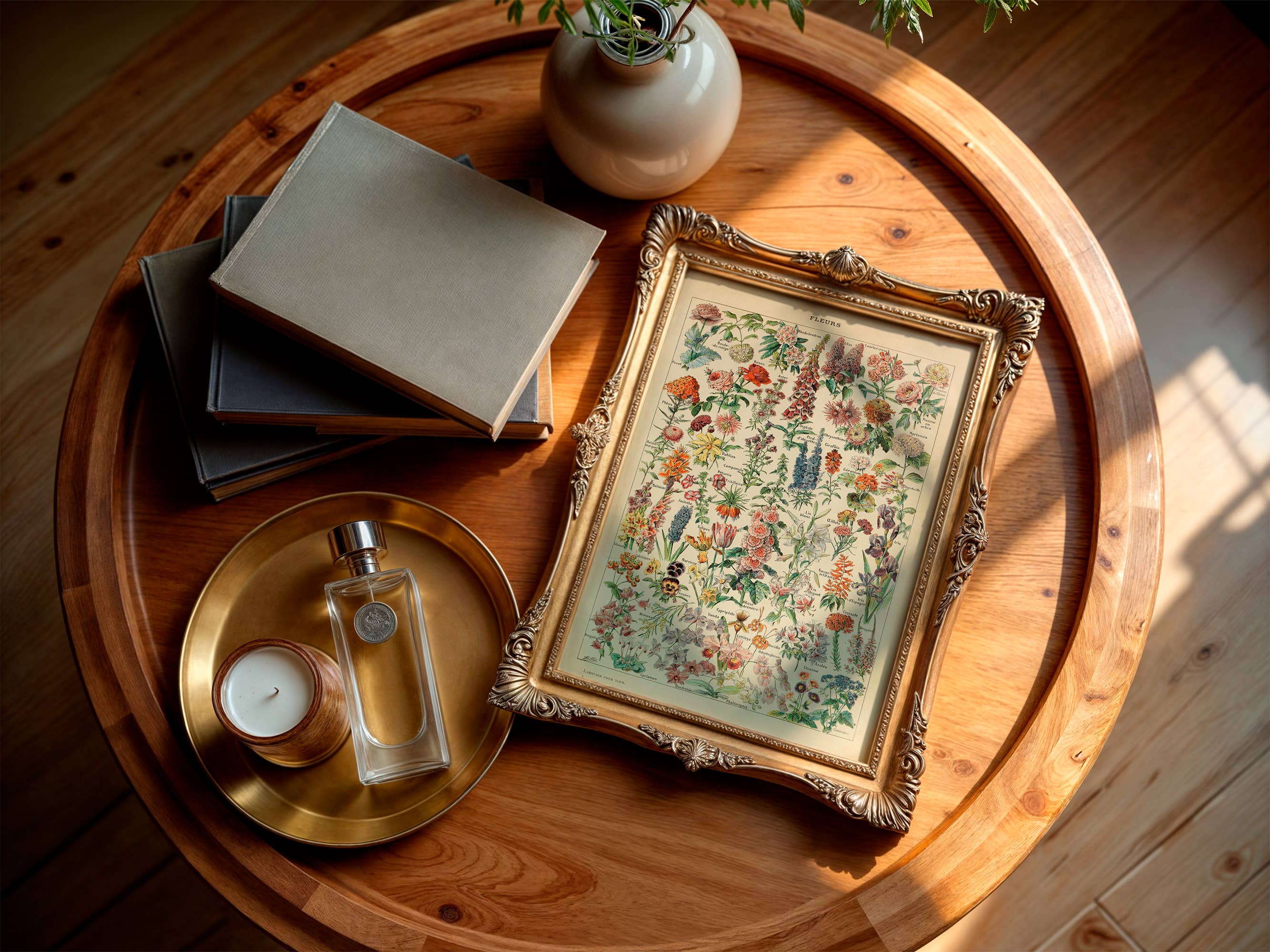 Swinford Designs - Wholesale Art Print - Vintage Flower Guide Art Print - Fleurs Illustrated Chart2