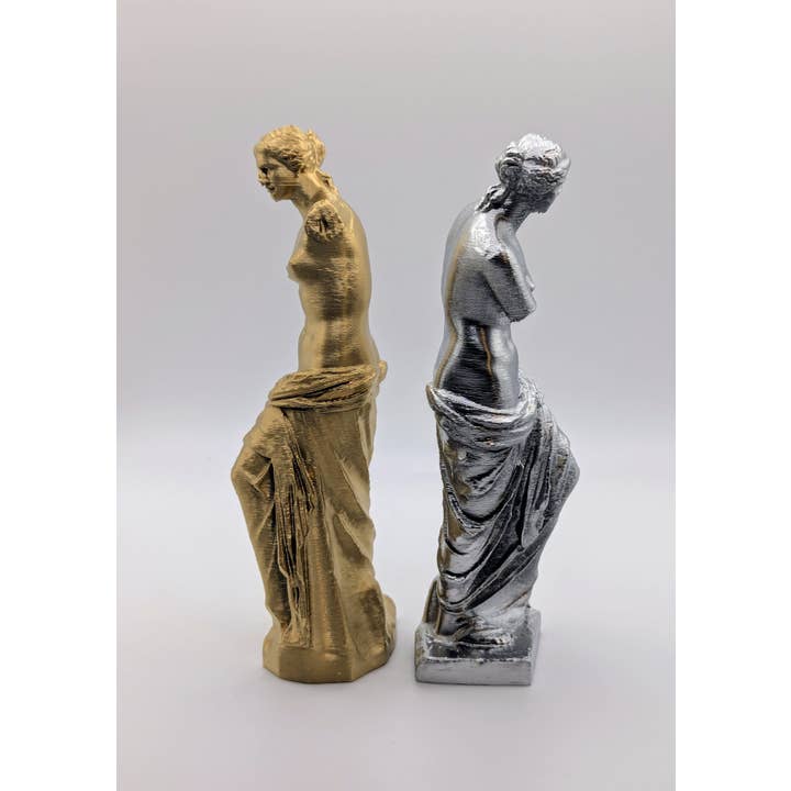 PolyhymniaAtelier - Wholesale Sculpture - Venus de Milo Statue, 6" Metallic, 3D Print Lightweight PLA2