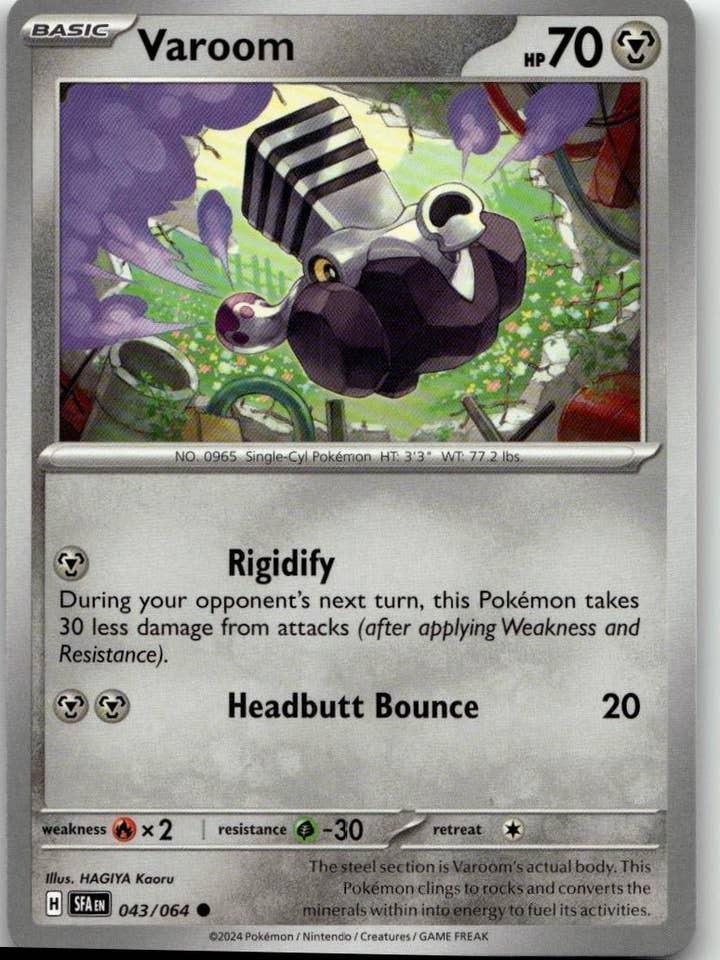 Pokémon SV: Fábula Enmascarada - Varoom #043/064 para venta al por mayor de Chronic Cards