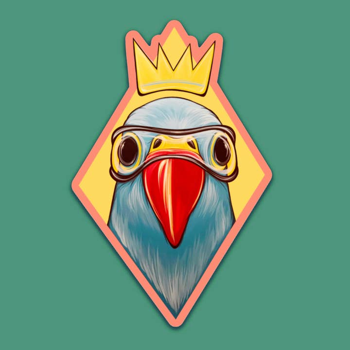 Adesivo fustellato in vinile da 3 «- QuickBird per la vendita all'ingrosso da parte di Kaitlin Ziesmer