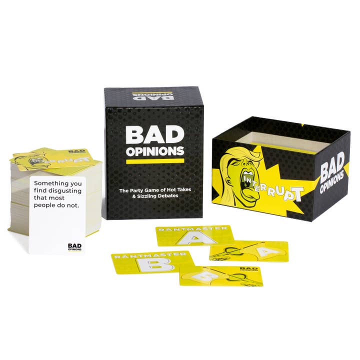 Dyce Games - Wholesale Card Game - BAD OPINIONS: The Party Game of Hot Takes & Sizzling Debates