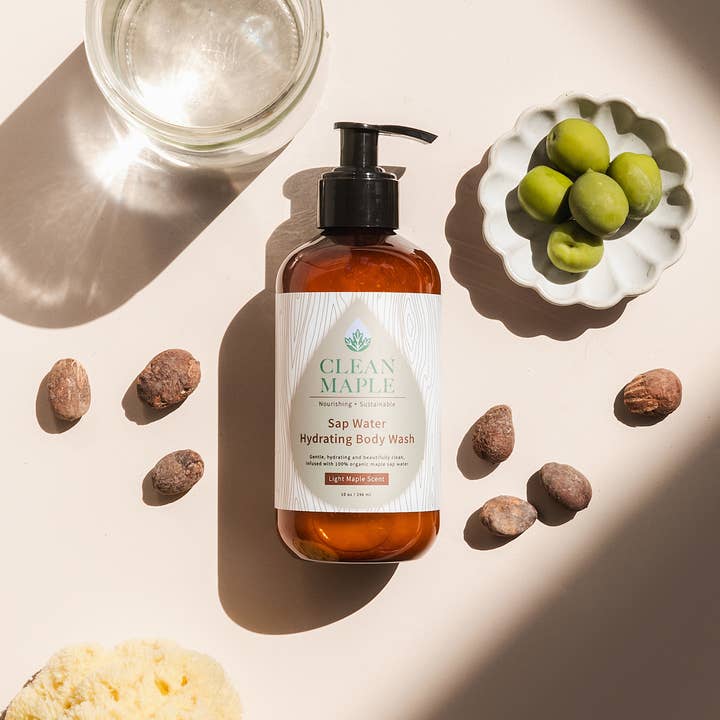 Clean Maple - Wholesale Body Wash/Shower Gel - Sap Water Hydrating Body Wash - Clean Maple Body Care3