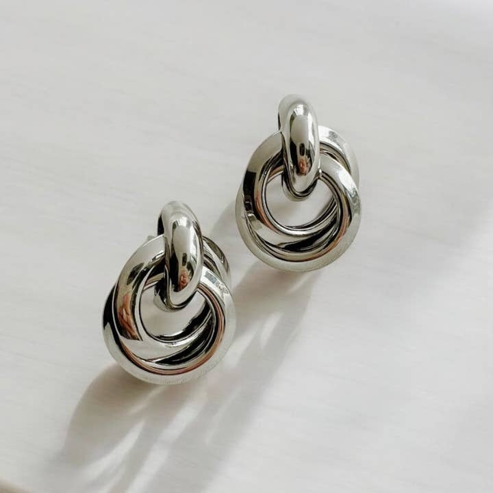 True by Kristy Jewelry - Wholesale Dangle Earrings - Neve Knot Gold Filled Earrings