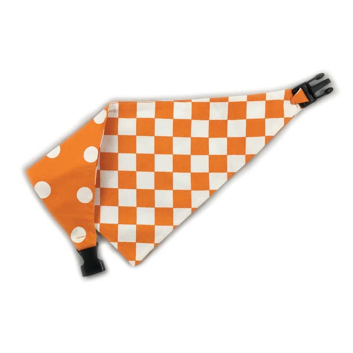 Uptown Pups - Wholesale Pet Bandana - Dog - Uptown Pups Reversible Bandana - Orange