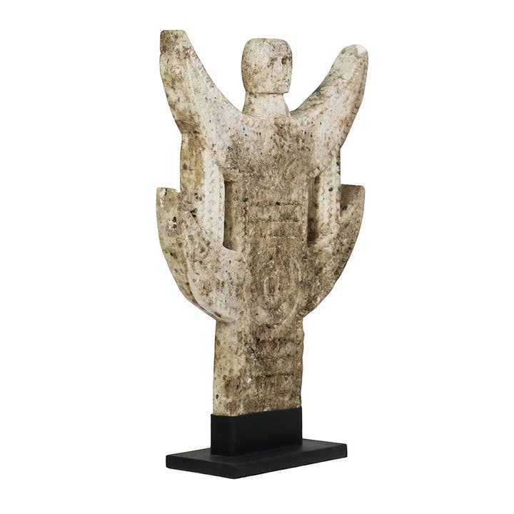 Stone Idol Statue on Base for wholesale by Blue Ocean Traders