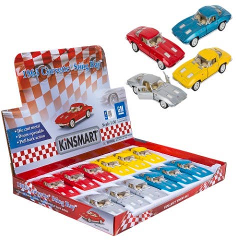 5" Diecast 1963 Corvette Sting Ray for wholesale by The Toy Network