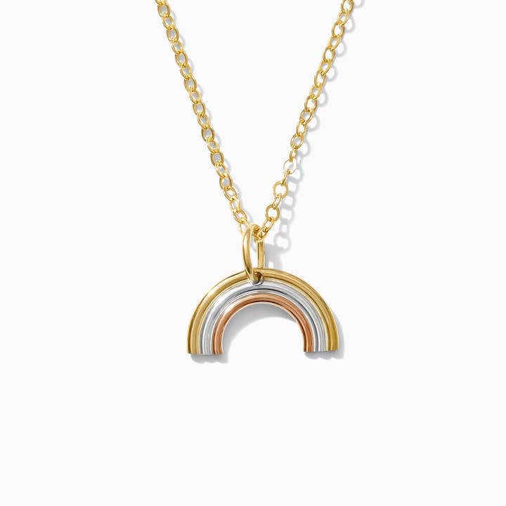 Everly Made – wholesale Hänge-/berlockhalsband – Regnbåge Halsband0