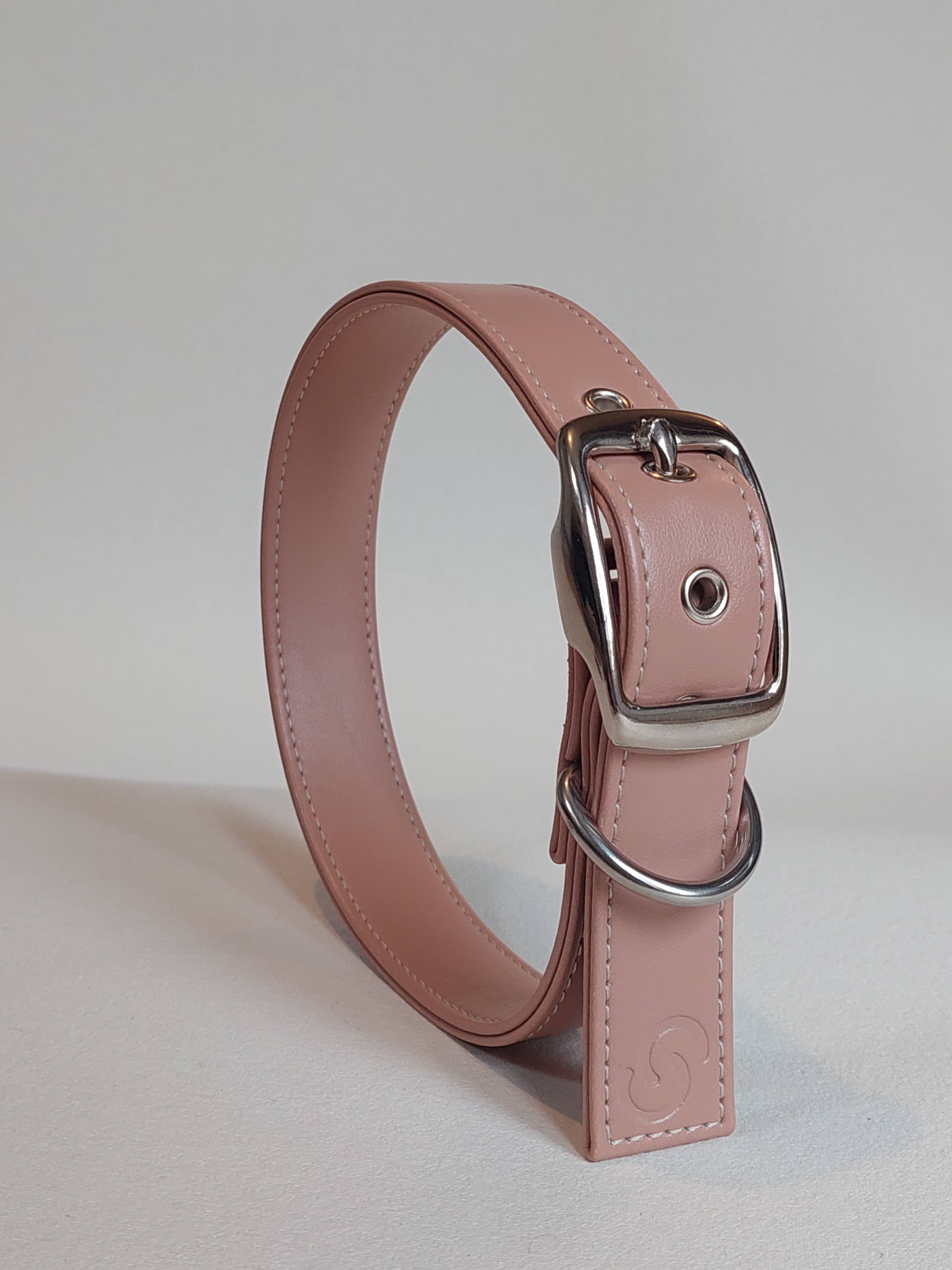 Skylos Collective - Wholesale Pet Collar - Dog - Pink Vegan Leather Dog Collar