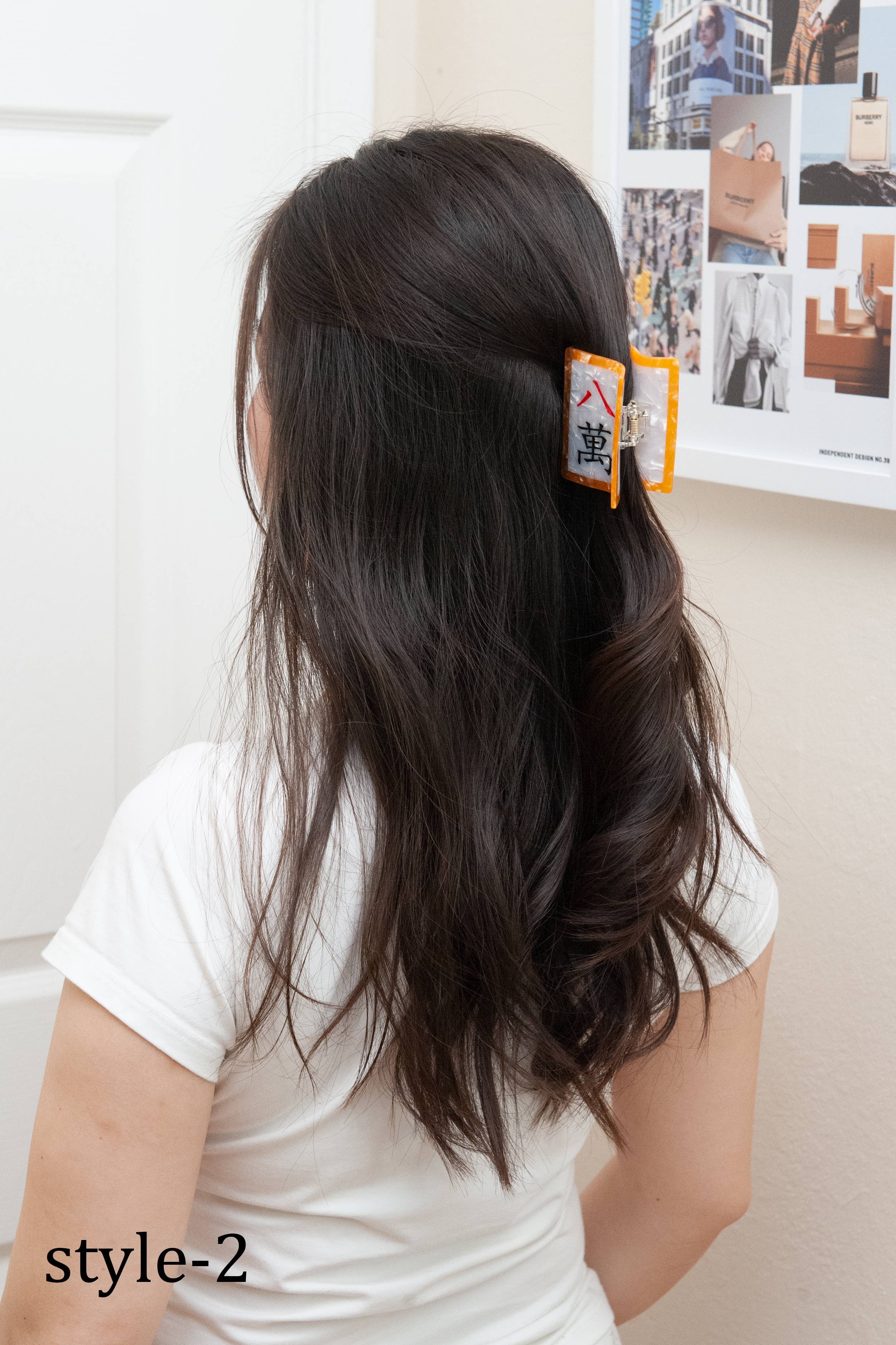 SOMETHING MINTY - Wholesale Hair Clip - Women's - Mahjong Hair Claw Clip0