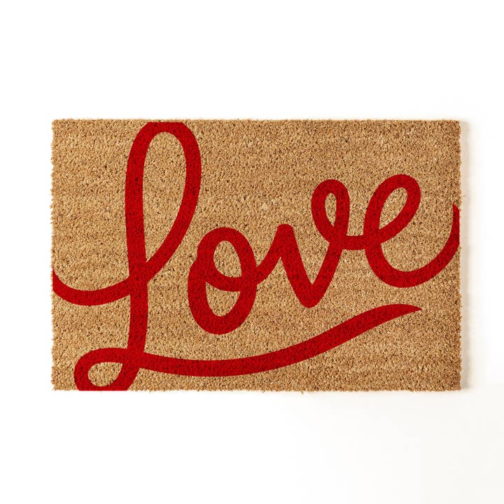 Love Doormat, Outdoor Decor, Valentine's Day Decor, Cute Mat for wholesale by Aspol Print INC
