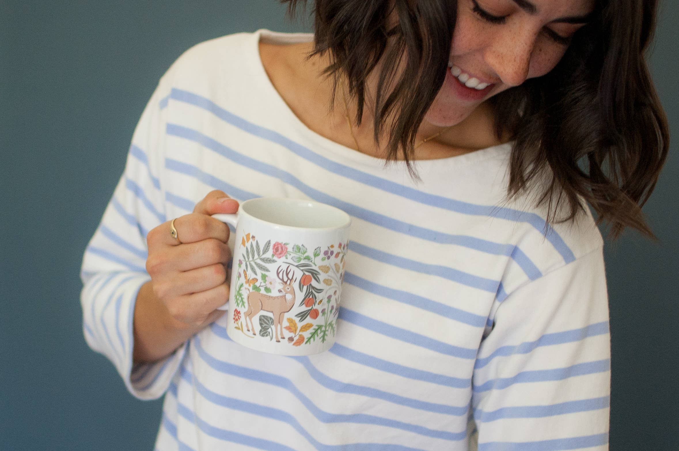 Helmsie - Wholesale Coffee Mug - Woodland Mama and Me Cup Set4