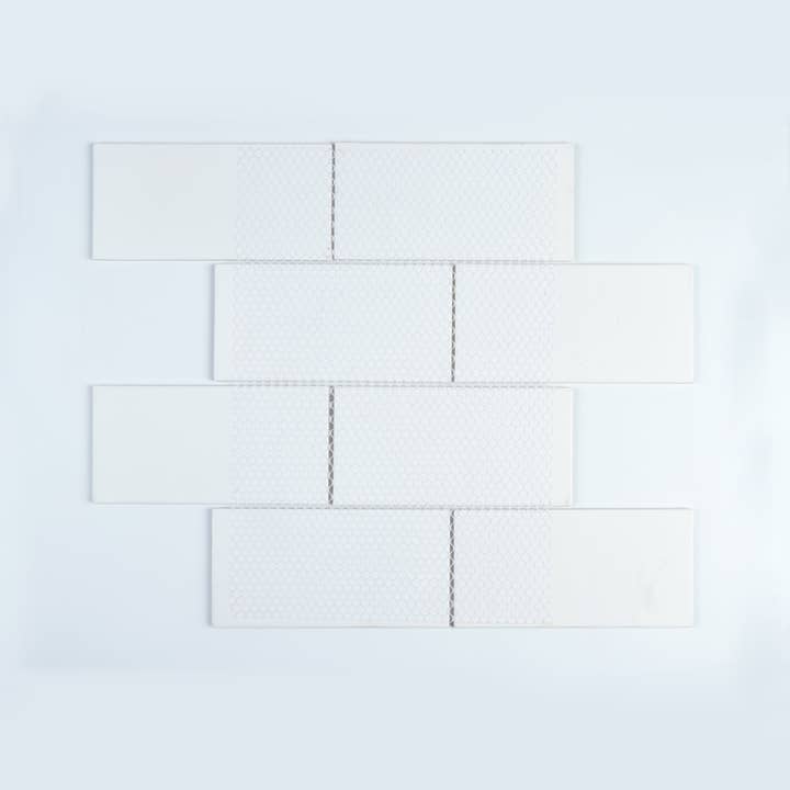 WS Tiles - Vente Carrelages muraux - Carreau de mosaïque en verre de 3" x 6", dosseret pour cuisine et salle de bain - 5 pieds carrés par carton94