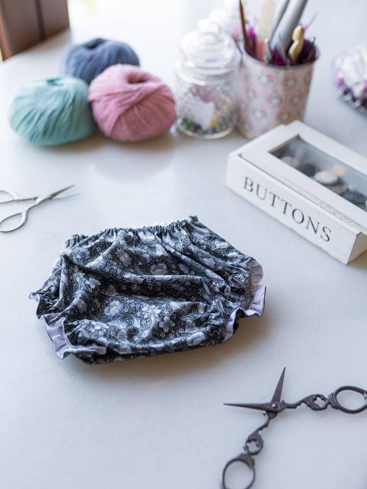 Grey Floral Culotte for wholesale by Poleomenta