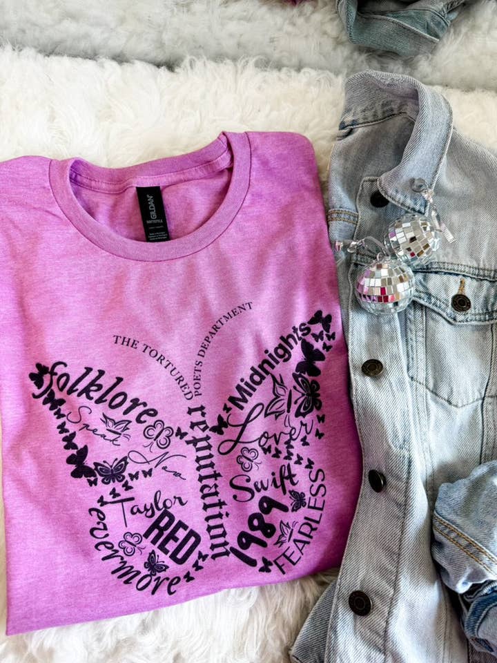 Swift Songs Schmetterlings-T-Shirt für den Großhandel von Hart and Hollow