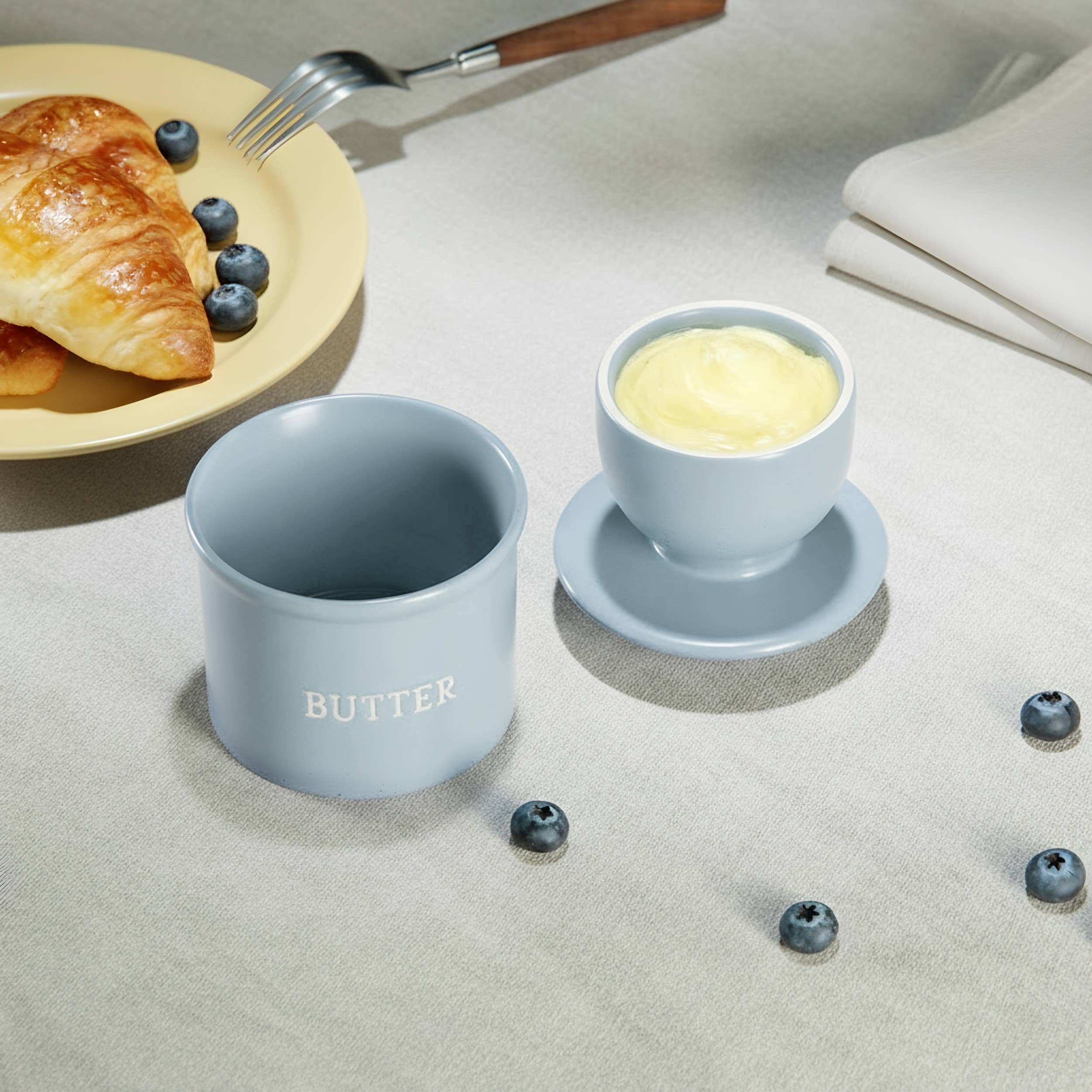 Kook - Wholesale Butter Dish - Kook French Butter Keeper Dish, Ceramic18