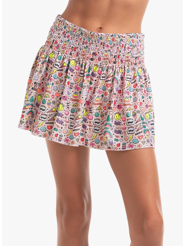Lucky In Love - Wholesale Skirt - Kids - Girls' Get It Smocked Skirt