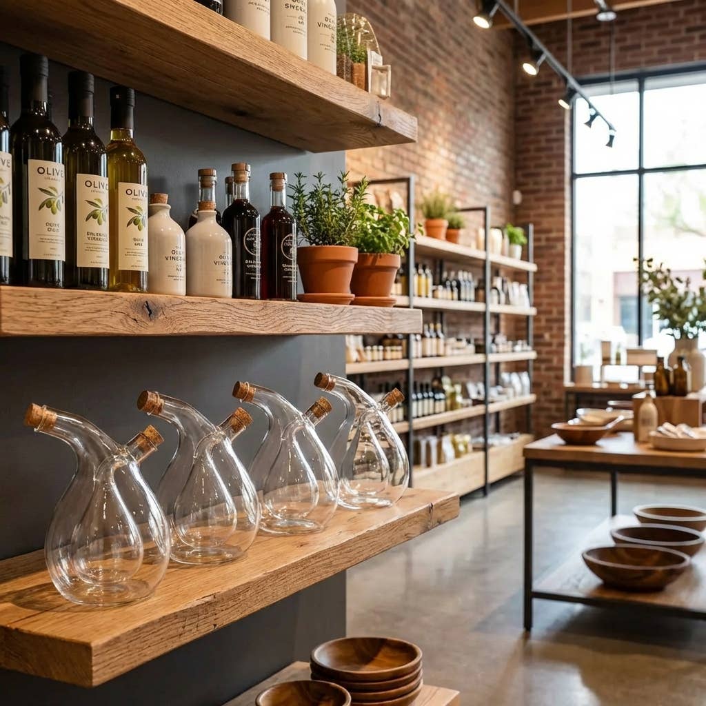 Bamboo Switch - Wholesale Dispenser voor olie/azijn - Glazen Olie & Azijn Cruet Dispenser | Faire Markt2