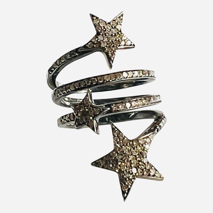 Starry Night Pave Diamond Ring for wholesale by Sissy Yates Designs
