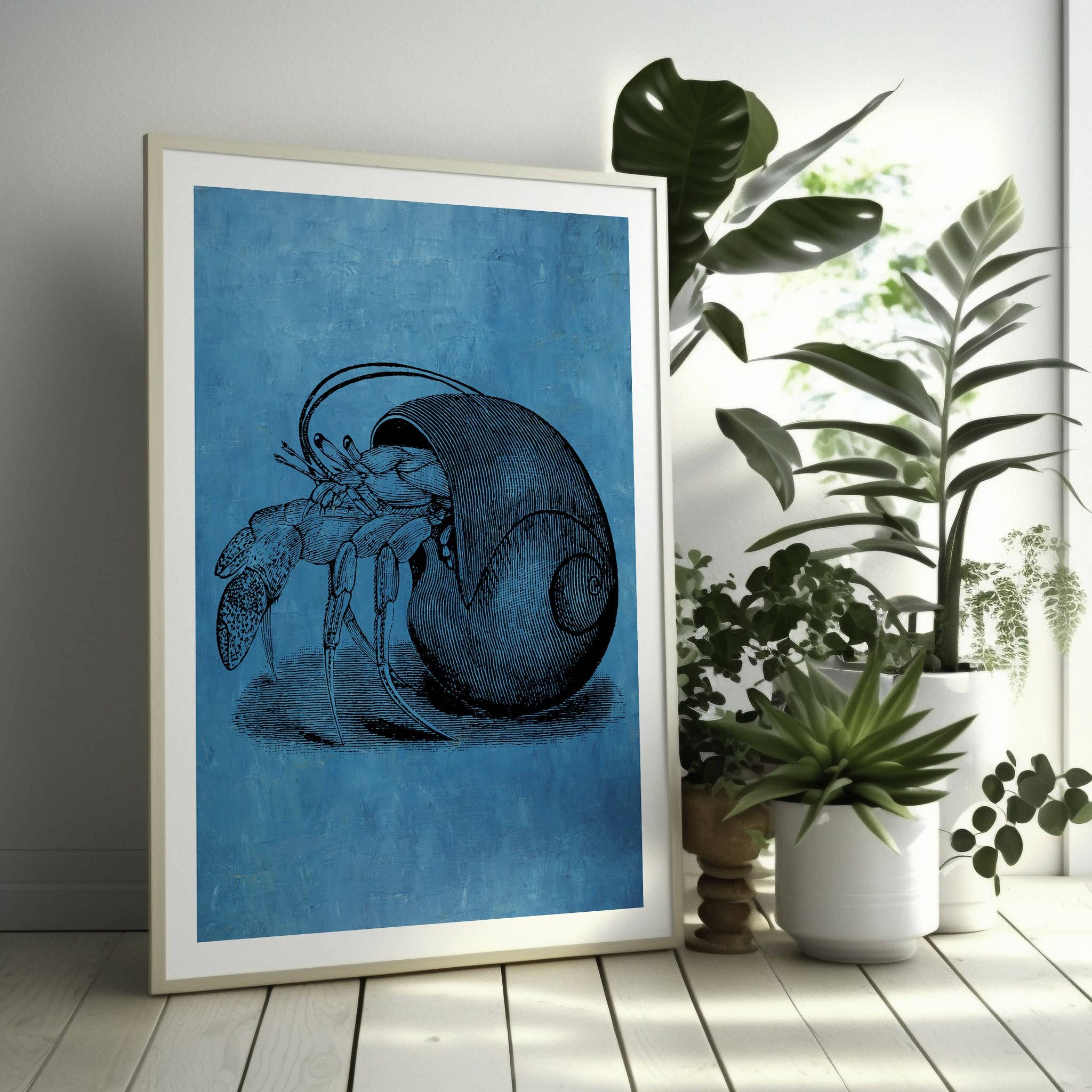 Vintage Wall Graphics - Wholesale Poster - Ensemble de Vie Marine Escargot de Mer - Créez Votre Propre Collection0