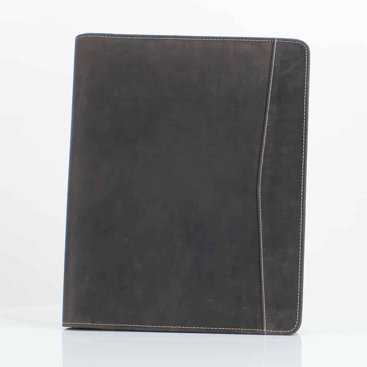 American Bison Hunter Leather Padfolio # AB 2008 for wholesale by Leather Impressions Inc