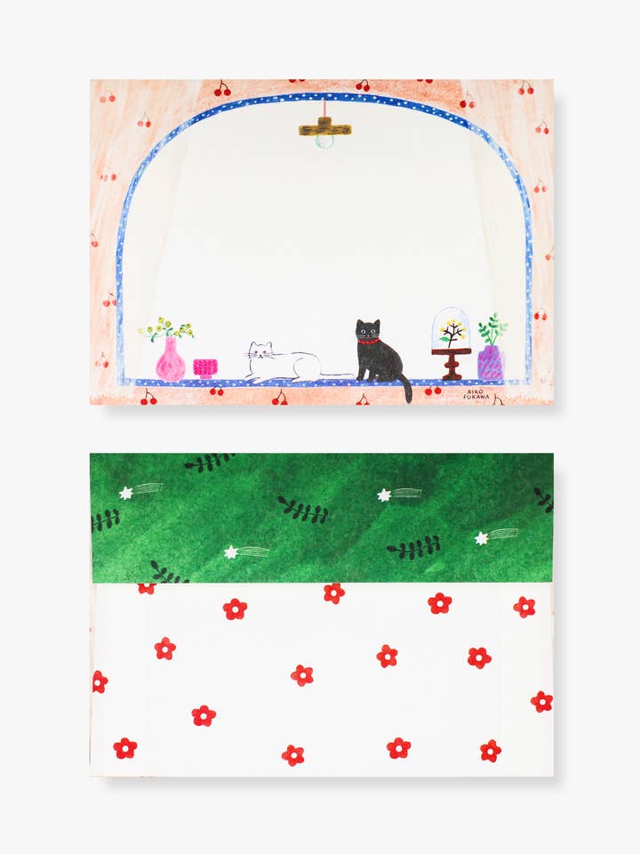 Envelope Set - Little Window for wholesale by Her Winter Flowers