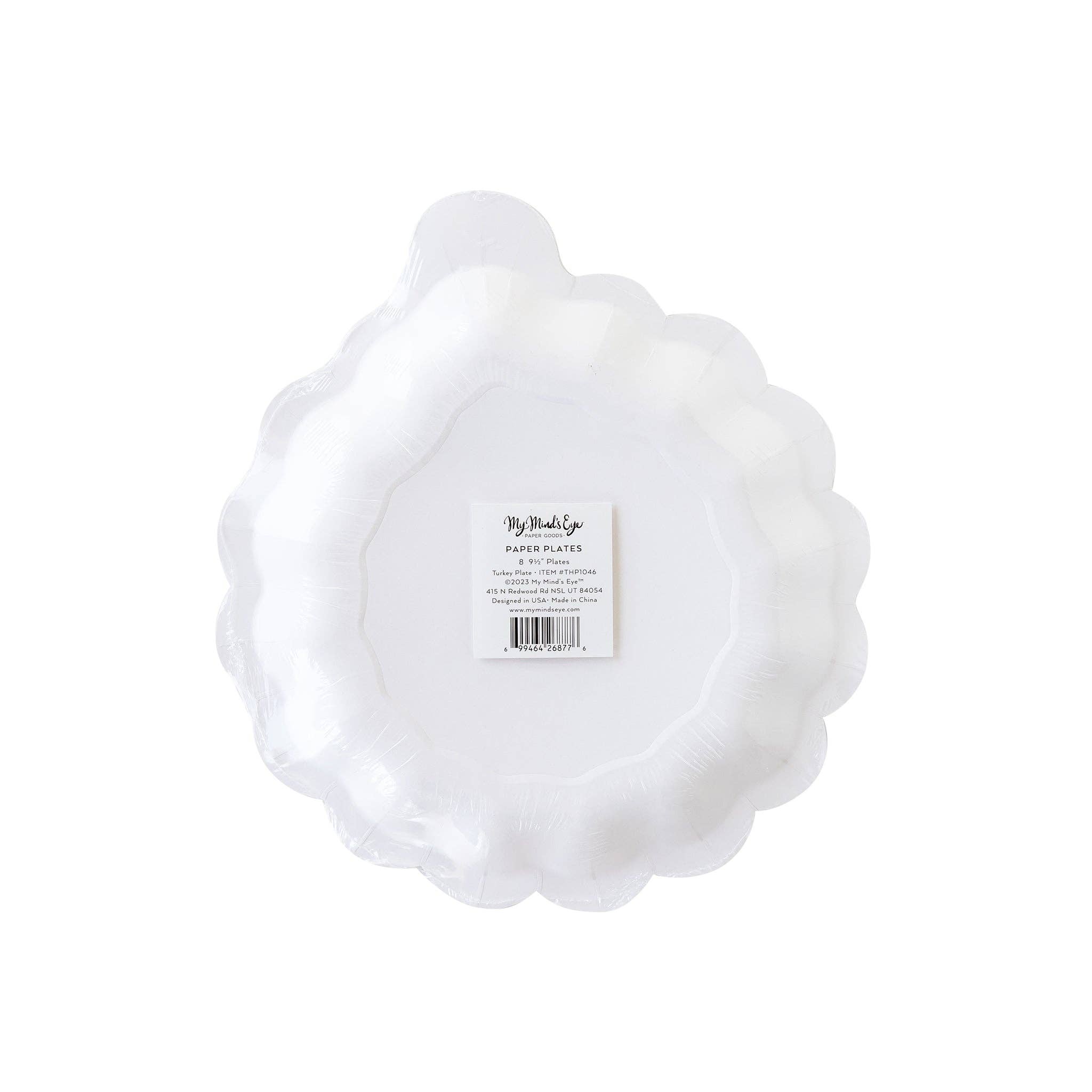 My Mind’s Eye - Vente Assiette jetable - THP1046 - Assiette en carton en forme de dinde Harvest3