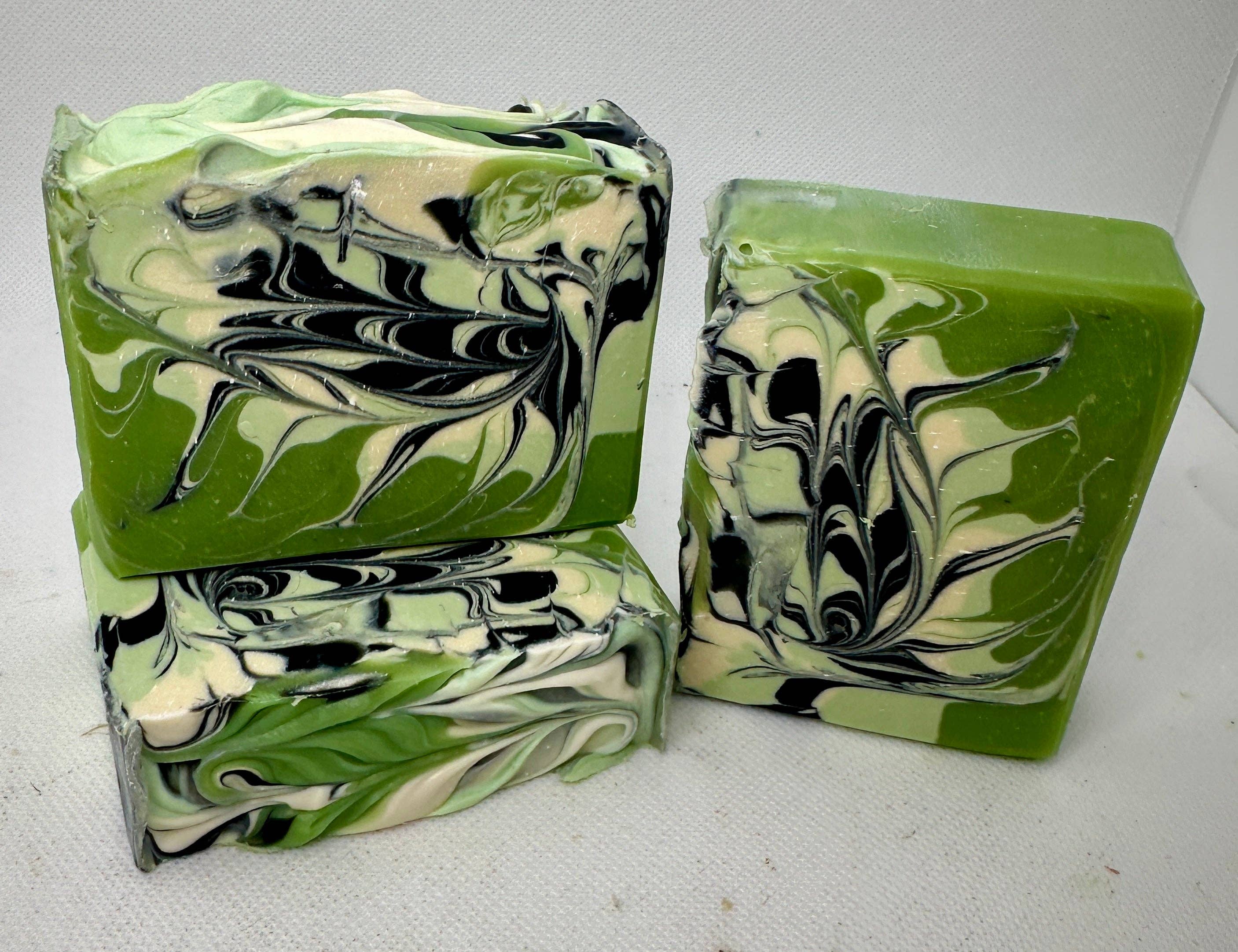 Slippery Bill’s Soaps – wholesale Bar Soap – Green Apple Sage1