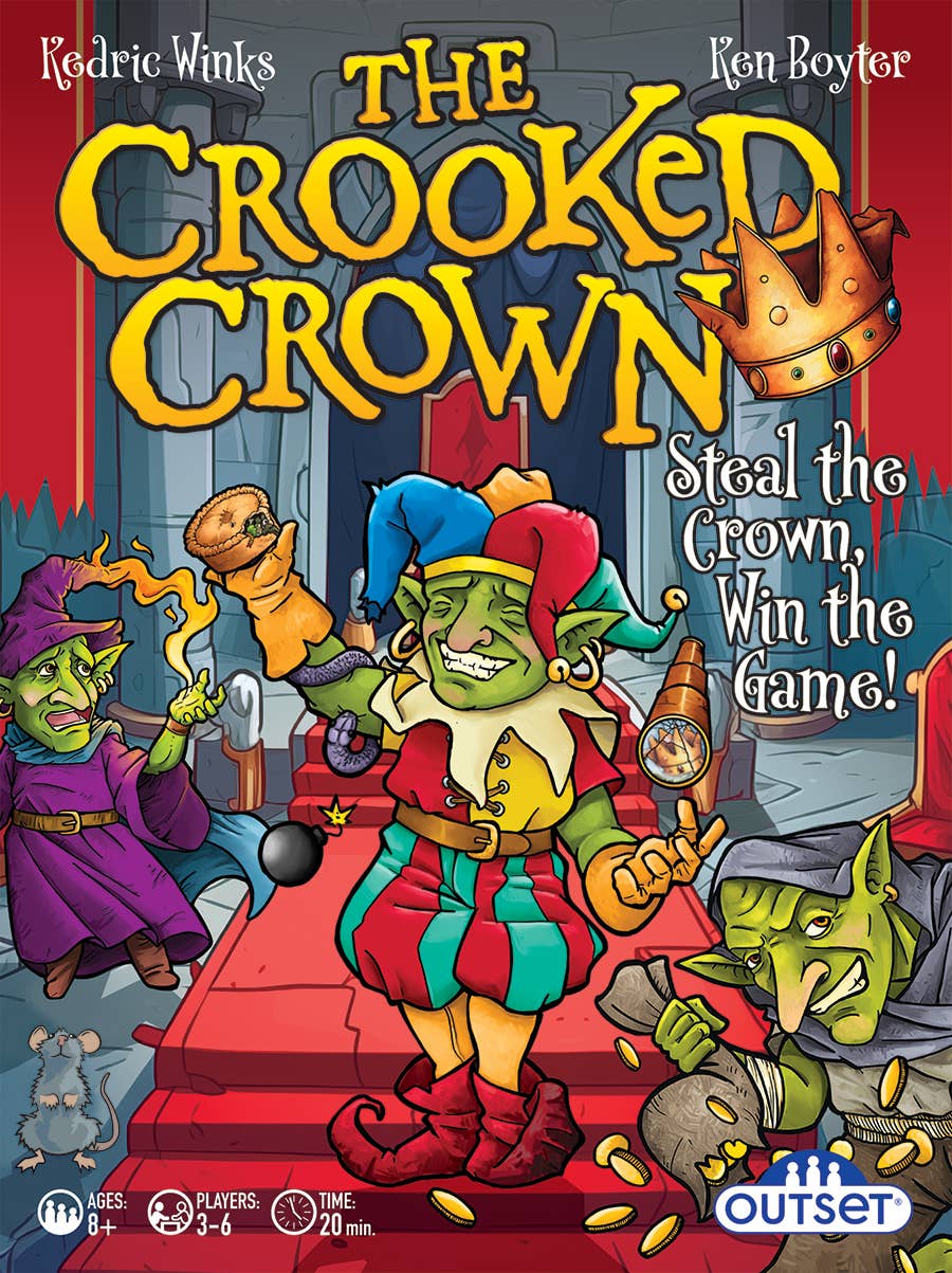 Outset Games and Cobble Hill Puzzles - Wholesale Card Game - The Crooked Crown: A Game of Bluffing, Tension & Treachery4