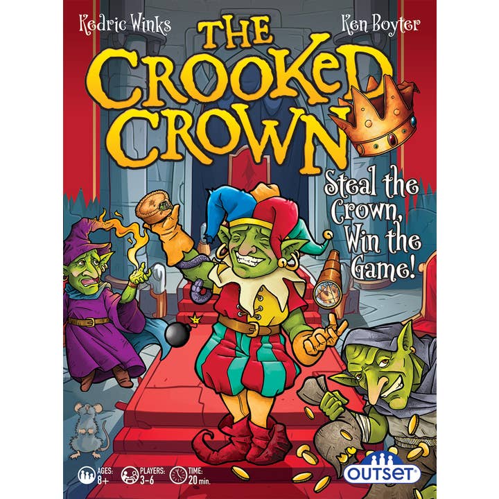 Outset Games and Cobble Hill Puzzles - Wholesale Card Game - The Crooked Crown: A Game of Bluffing, Tension & Treachery4