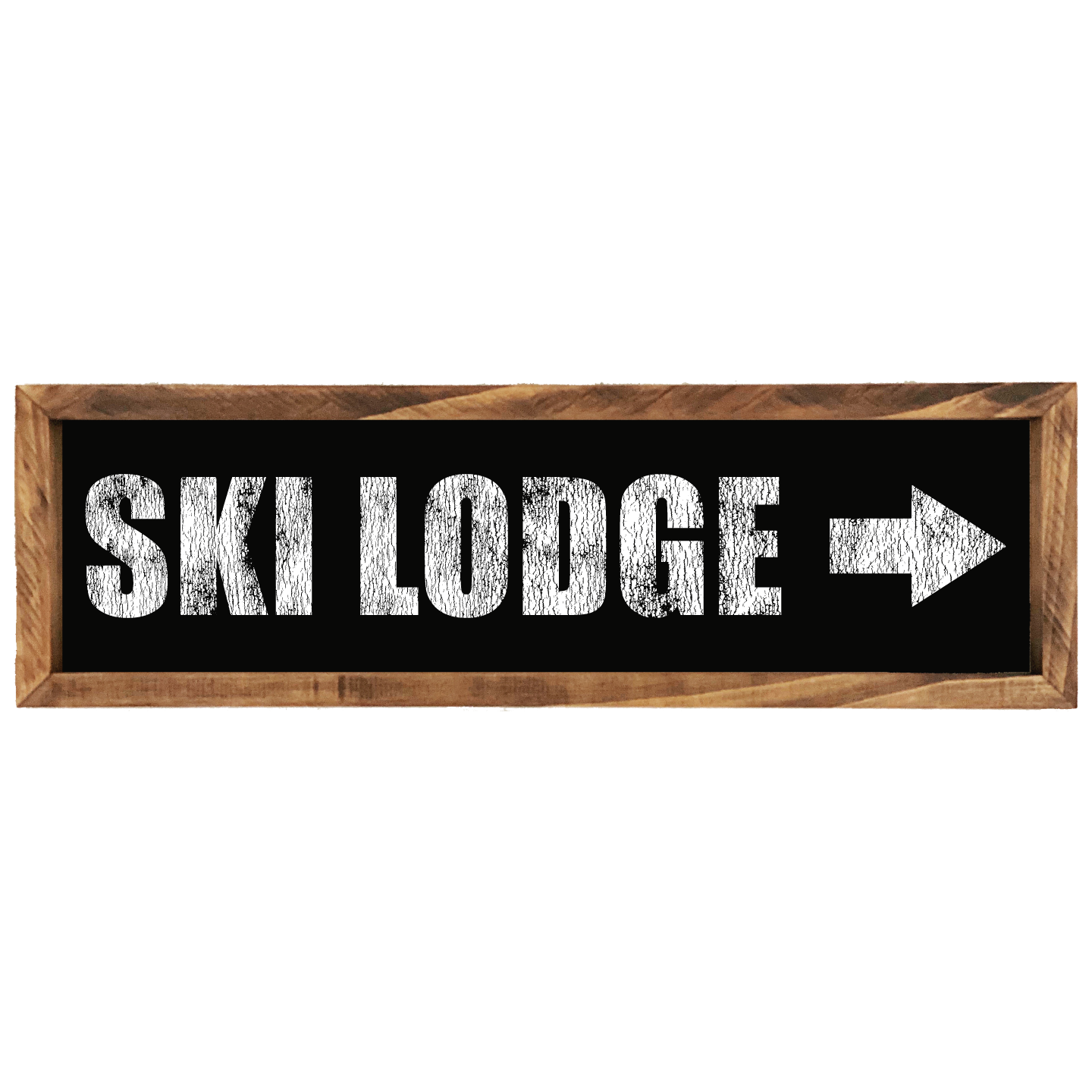Southern Mesa Trading Co. - Wholesale Sign - Ski Lodge Wood Sign0