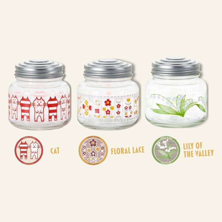 ADERIA - Wholesale Jar - ADERIA Retro | Mini Jar | 10 Pattern Options10
